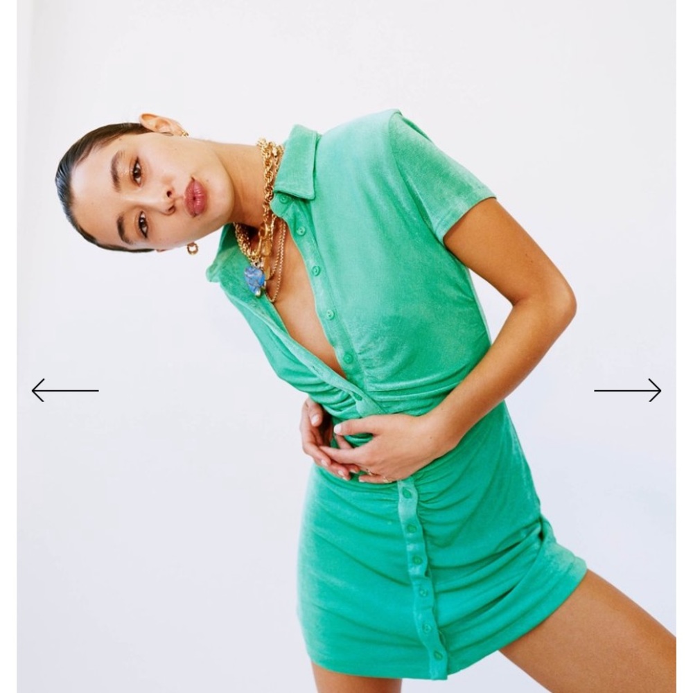 With Jean dress